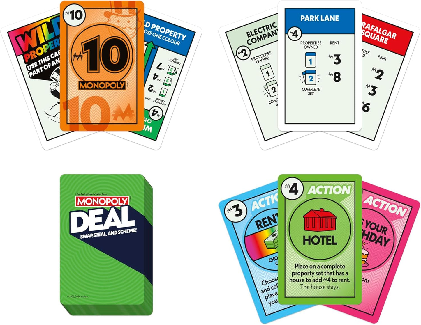 Monopoly Deal Card Game - English Version