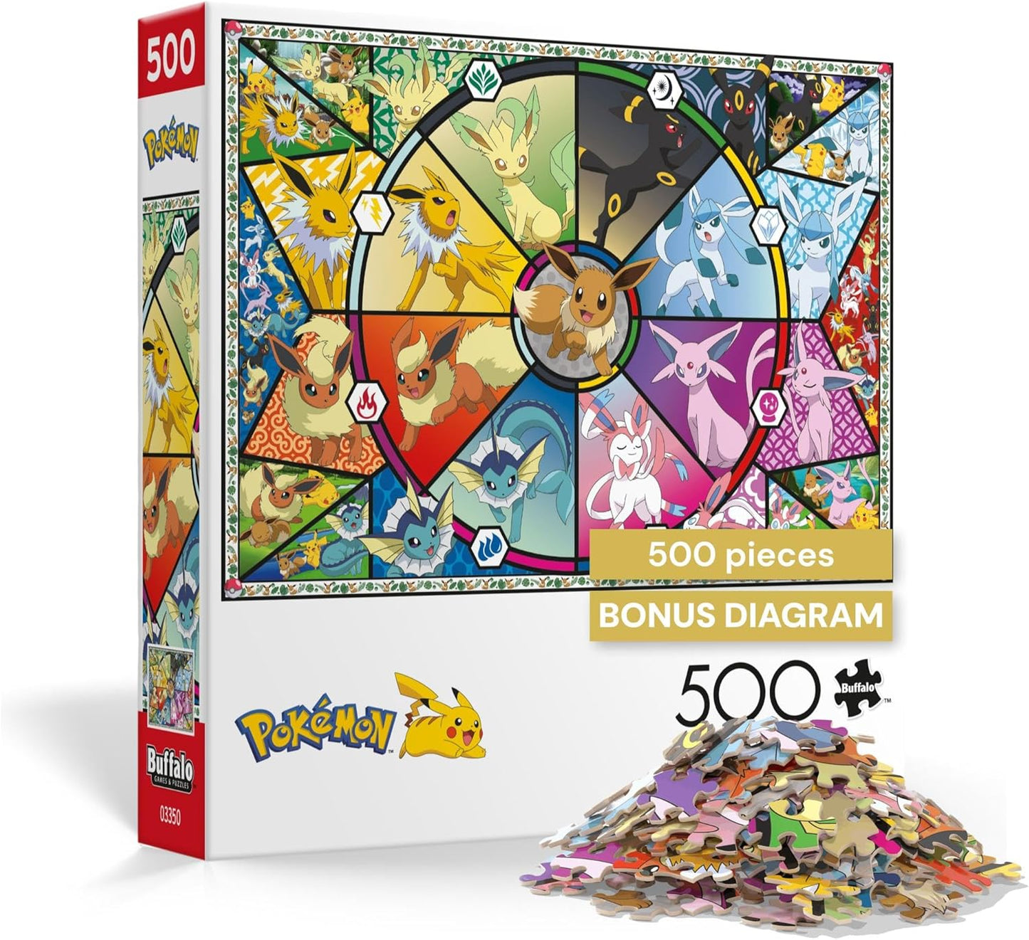 Buffalo Games - Pokemon - Fan Favorites - 300/100 Piece Jigsaw Puzzle Multicolor