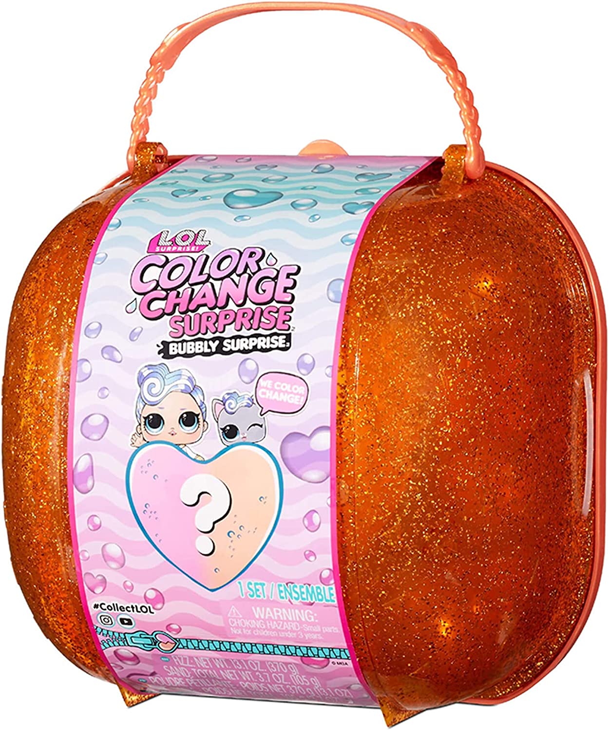 LOL Surprise L.O.L Color Change Bubbly Surprise with Exclusive Doll & Pet Collectible