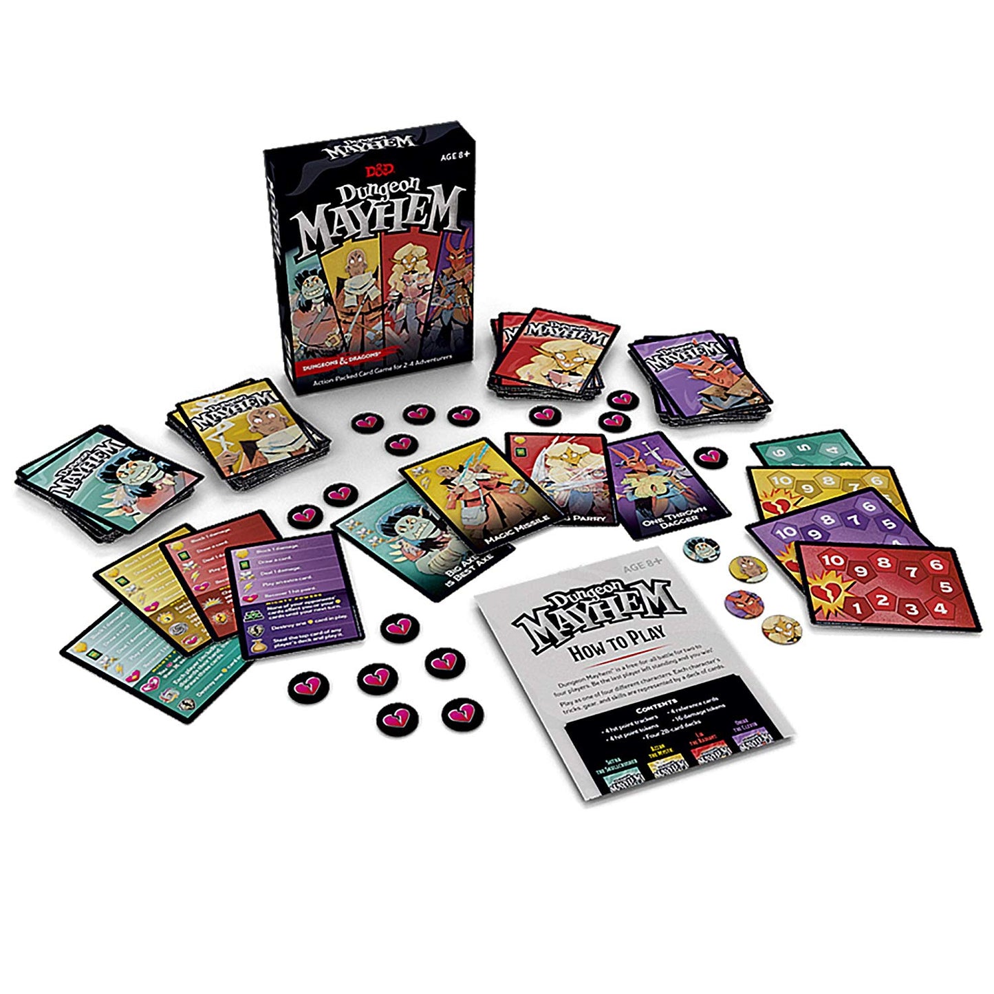 Dungeon Mayhem  Dungeons & Dragons Card Game  2–4 Players, 120 Cards