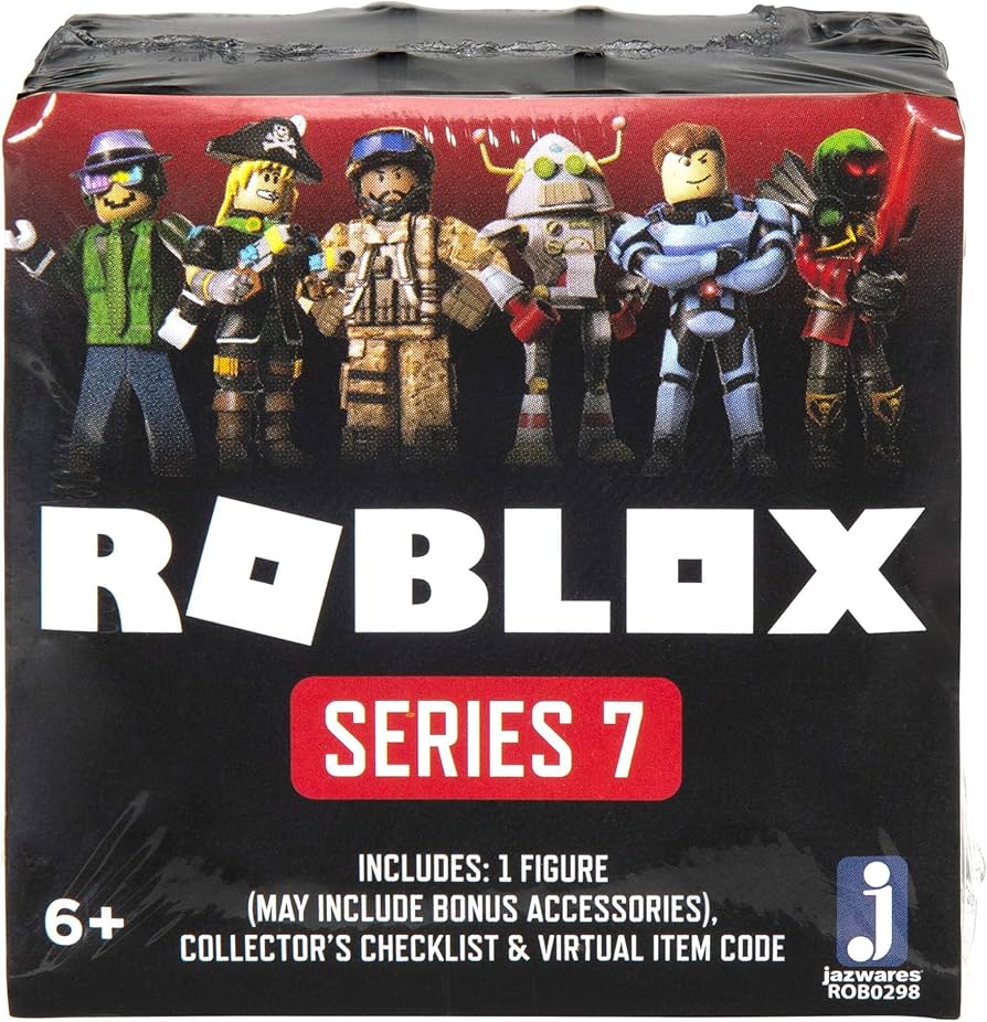 Roblox Action Collection - Series 7 Mystery Figure 1 -Pack [Includes 1 Exclusive Virtual Items]