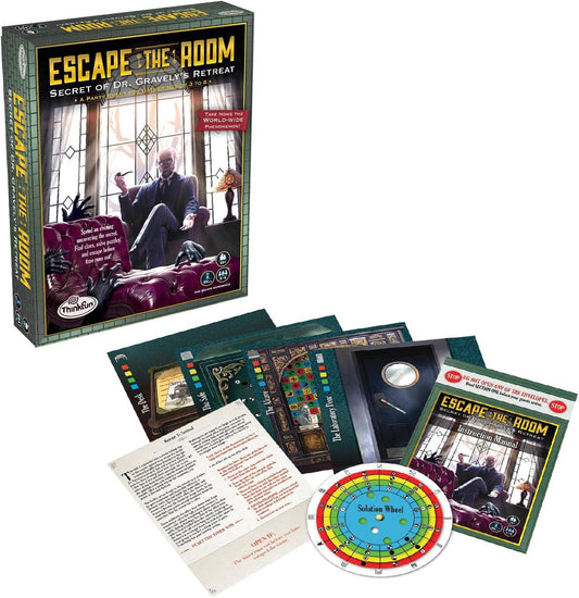 ThinkFun Escape the Room Secret of Dr. Gravely's Retreat - Momo Gadgets