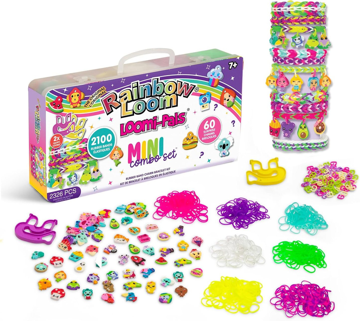 Rainbow Loom® The Original Bracelet Making Kit, Winner of 4 TOTY Awards, Make up to 24 Bracelets