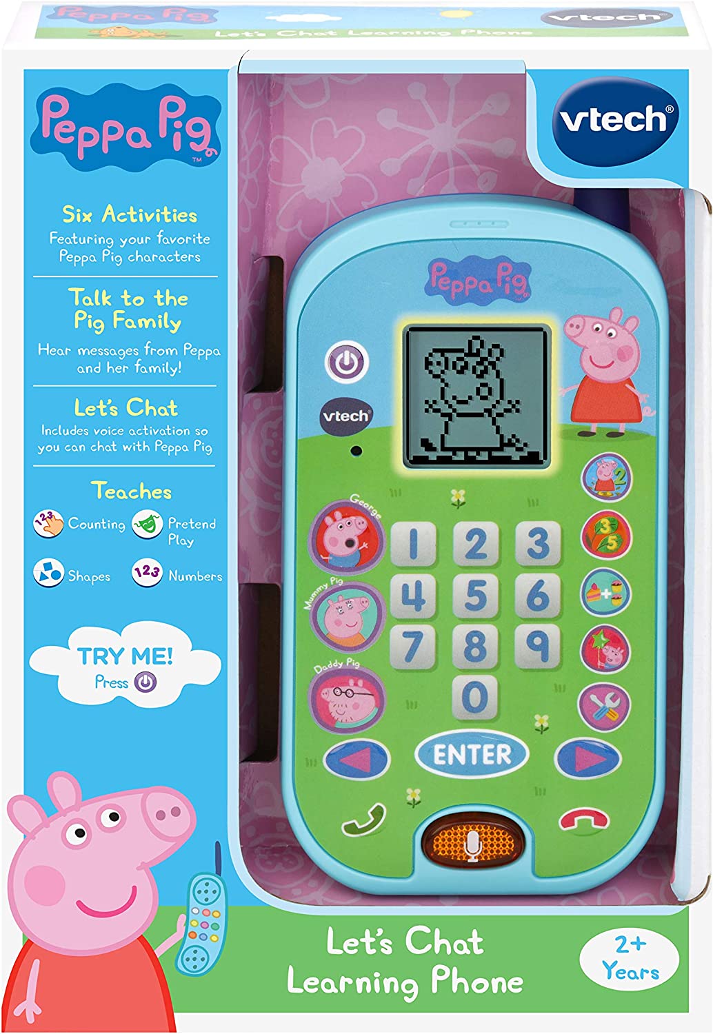 VTech Peppa Pig / PJ Mask Let's Chat Learning Phone