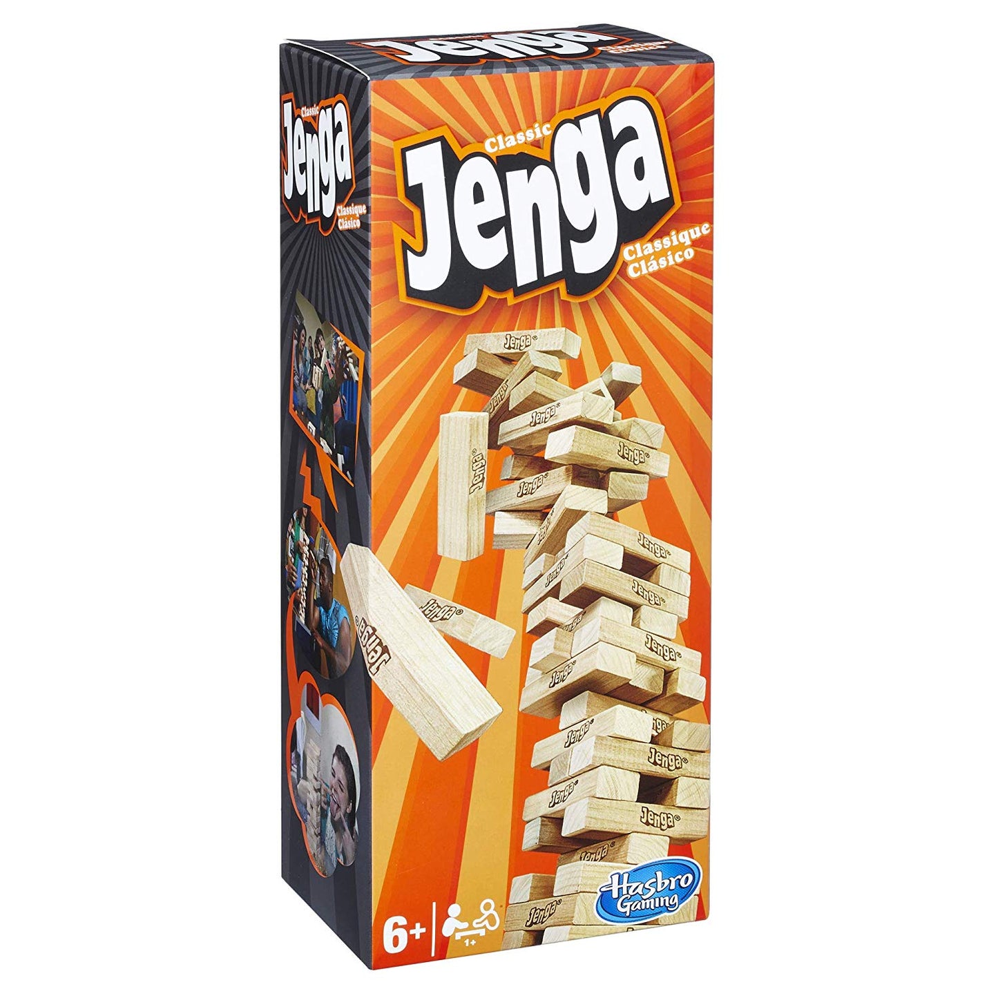 Jenga Classic Game children's game that promotes the speed of reaction