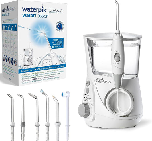 Waterpik WP-660UK Ultra Professional Water Flosser - White Edition