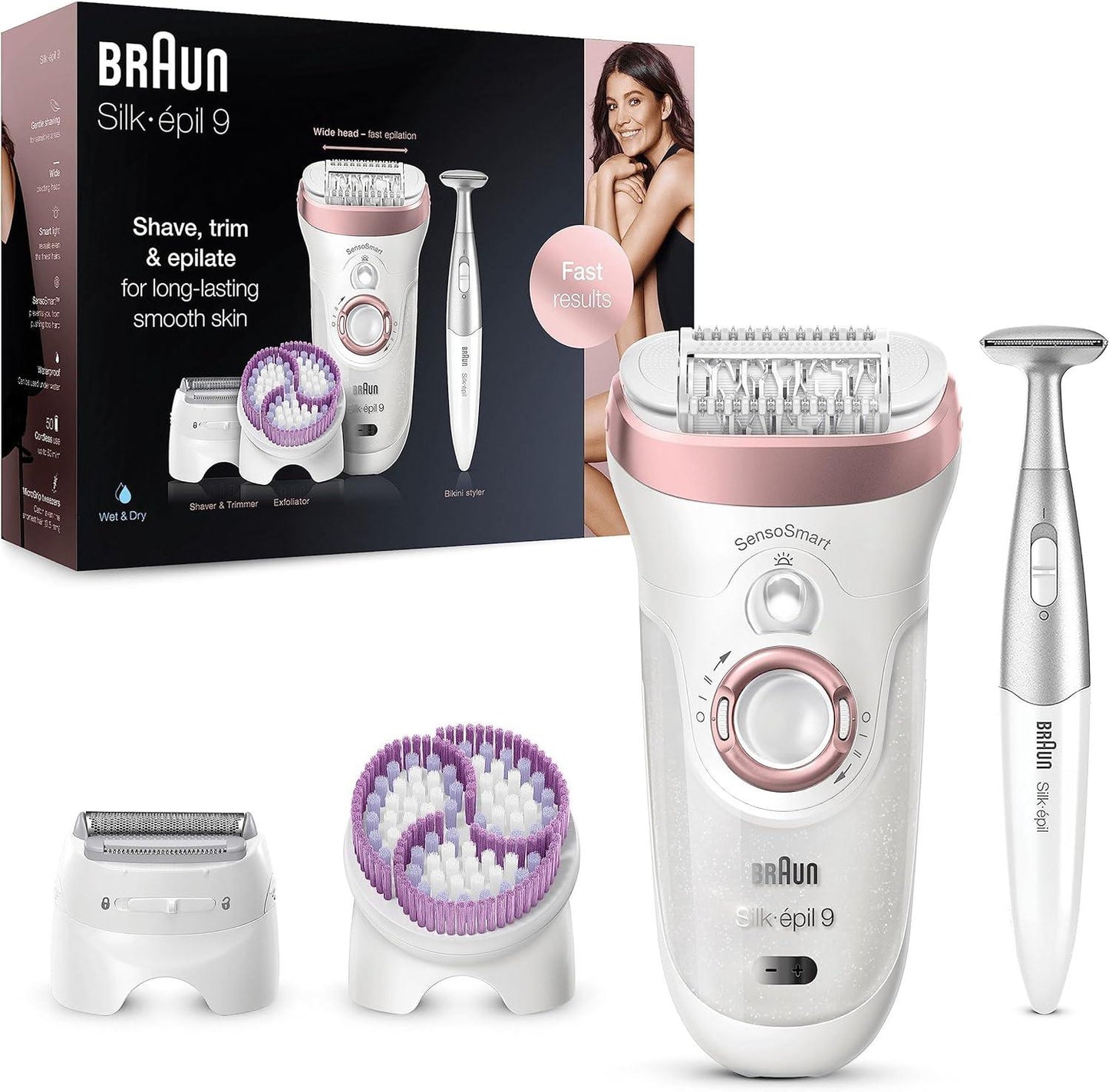 Braun Silk epil 9 9980 Special SkinSpa SensoSmart Epilator