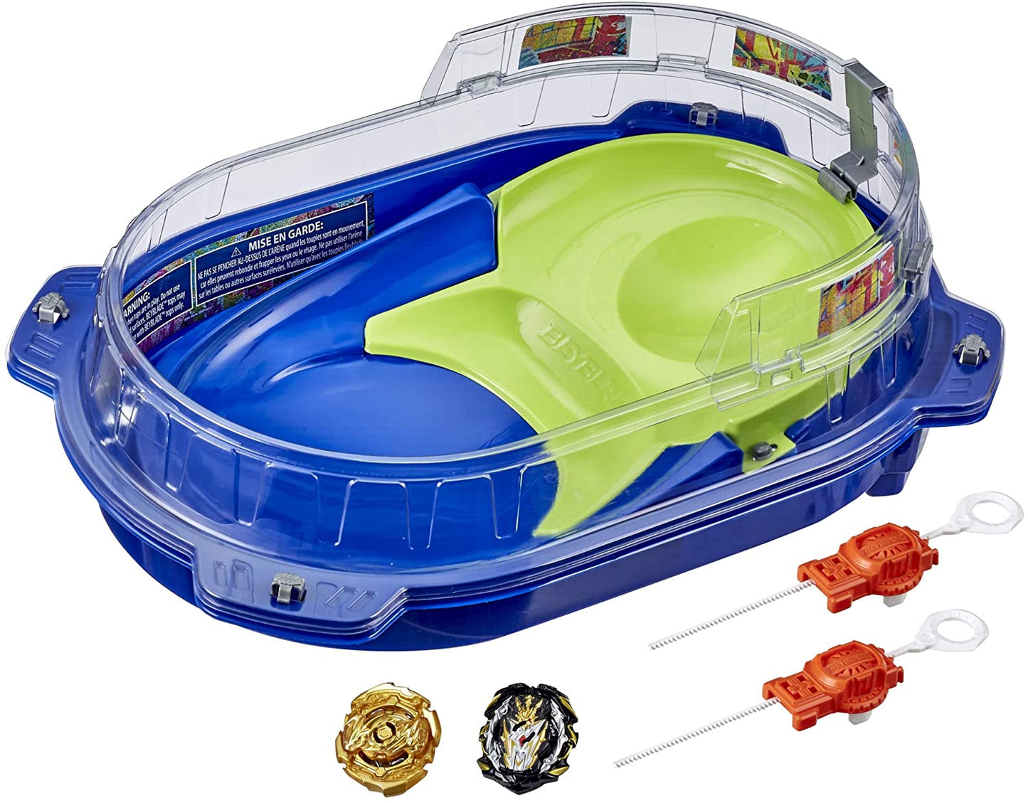 Hasbro Takara Tomy Beyblade Arena Burst Battle Set, 2 Battling Top Toys & 2 Launchers