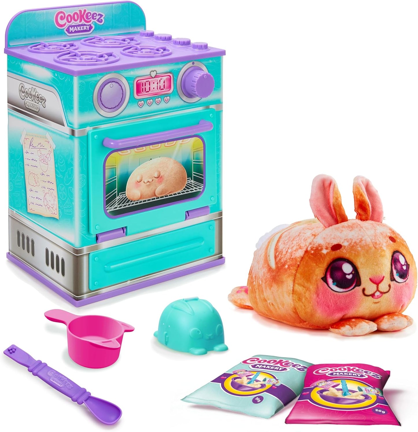 Baked Treatz Oven Playset – Interactive Bake & Reveal Toy Oven with Mystery Warm Scented Plush