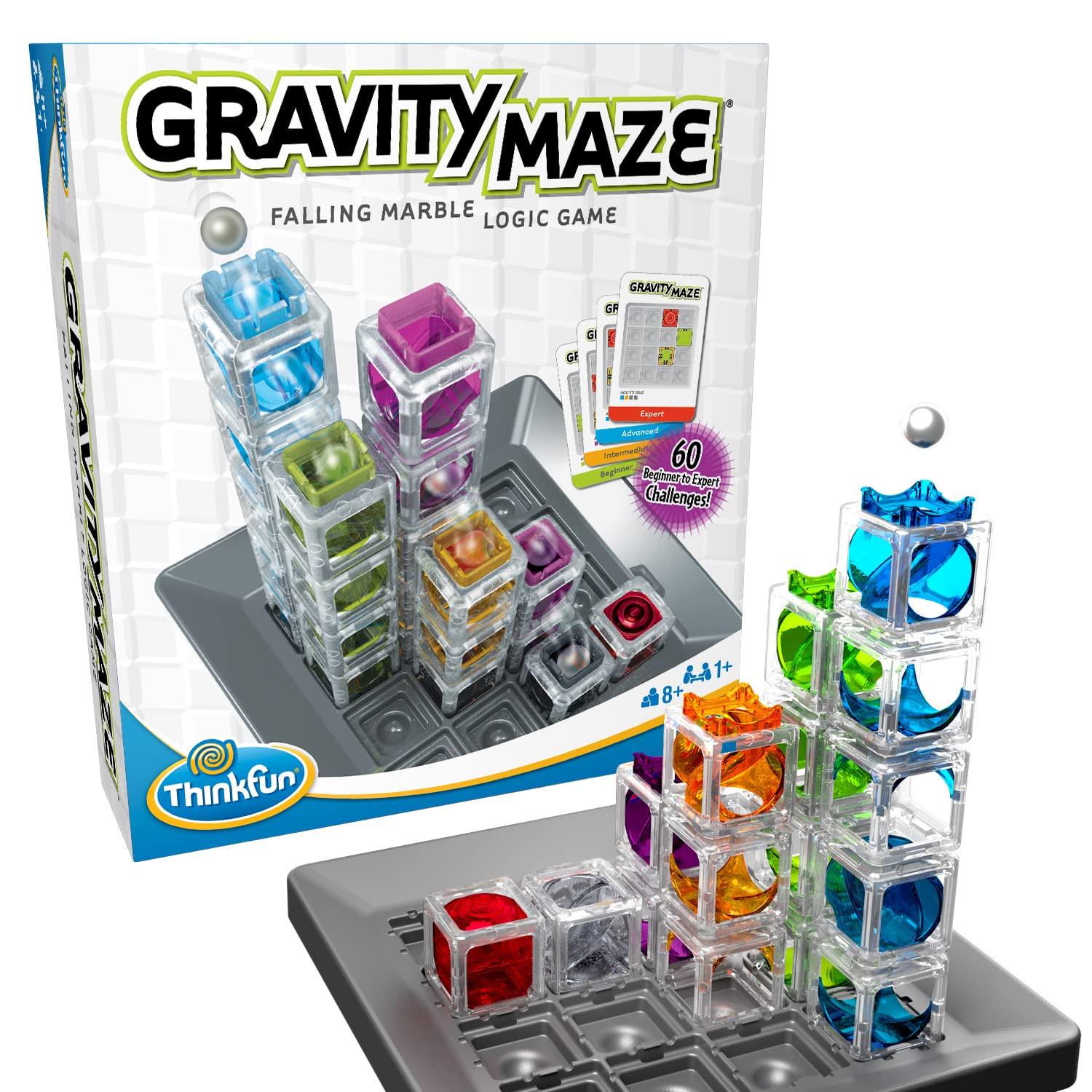 ThinkFun Gravity Maze Marble Run Brain Game and STEM Toy for Boys and Girls Age 8 and Up - Momo Gadgets