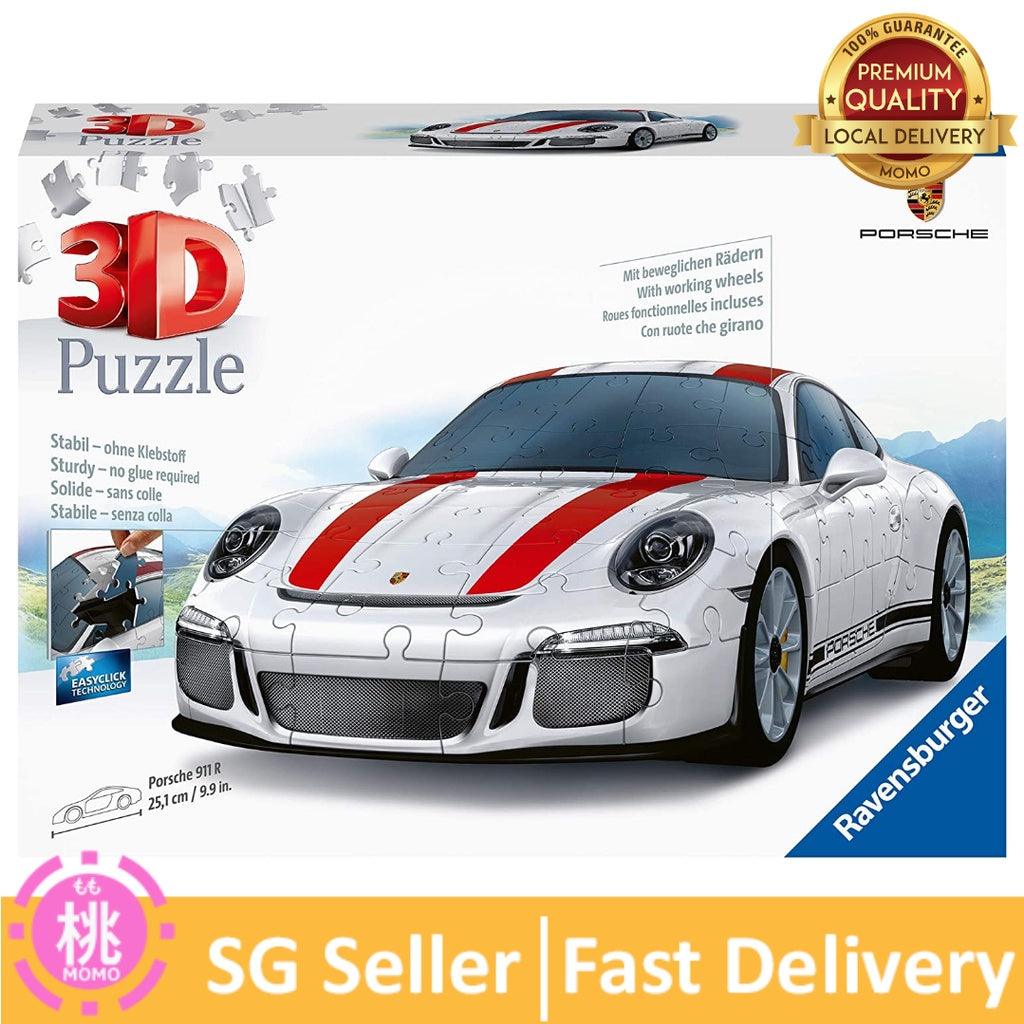 Ravensburger Porsche 911 R 108 Piece 3D Jigsaw Puzzle for Kids and Adults ( 12528 )