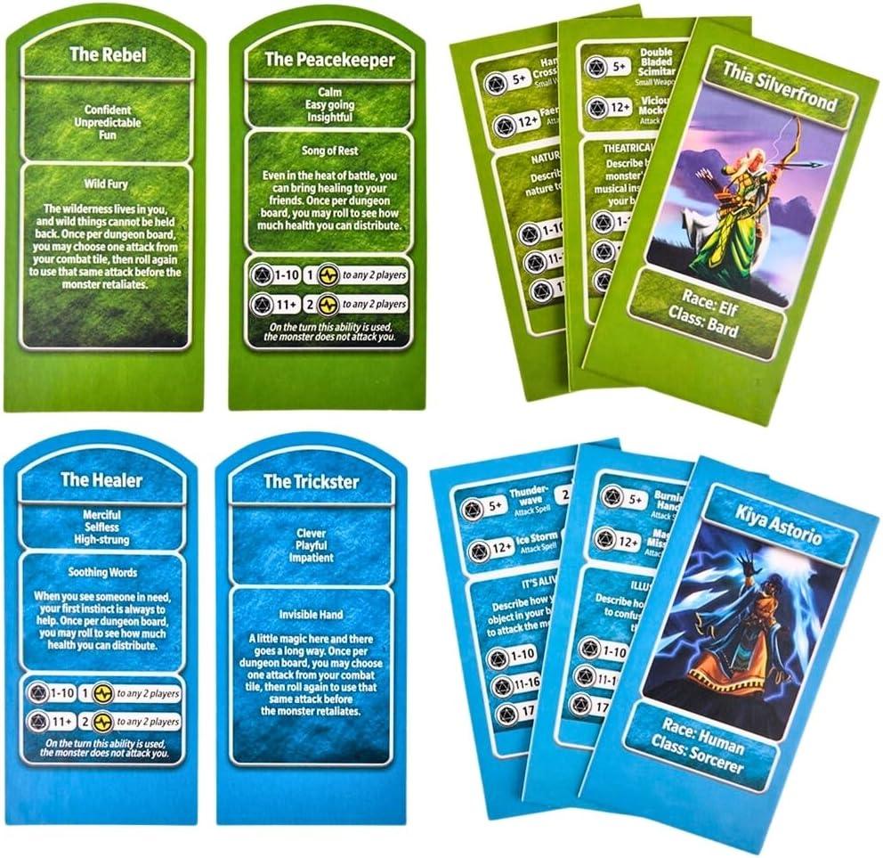 Dungeons & Dragons Adventure Begins,Cooperative Fantasy Board Game,Fast Entry to The World of D&D,Family Game