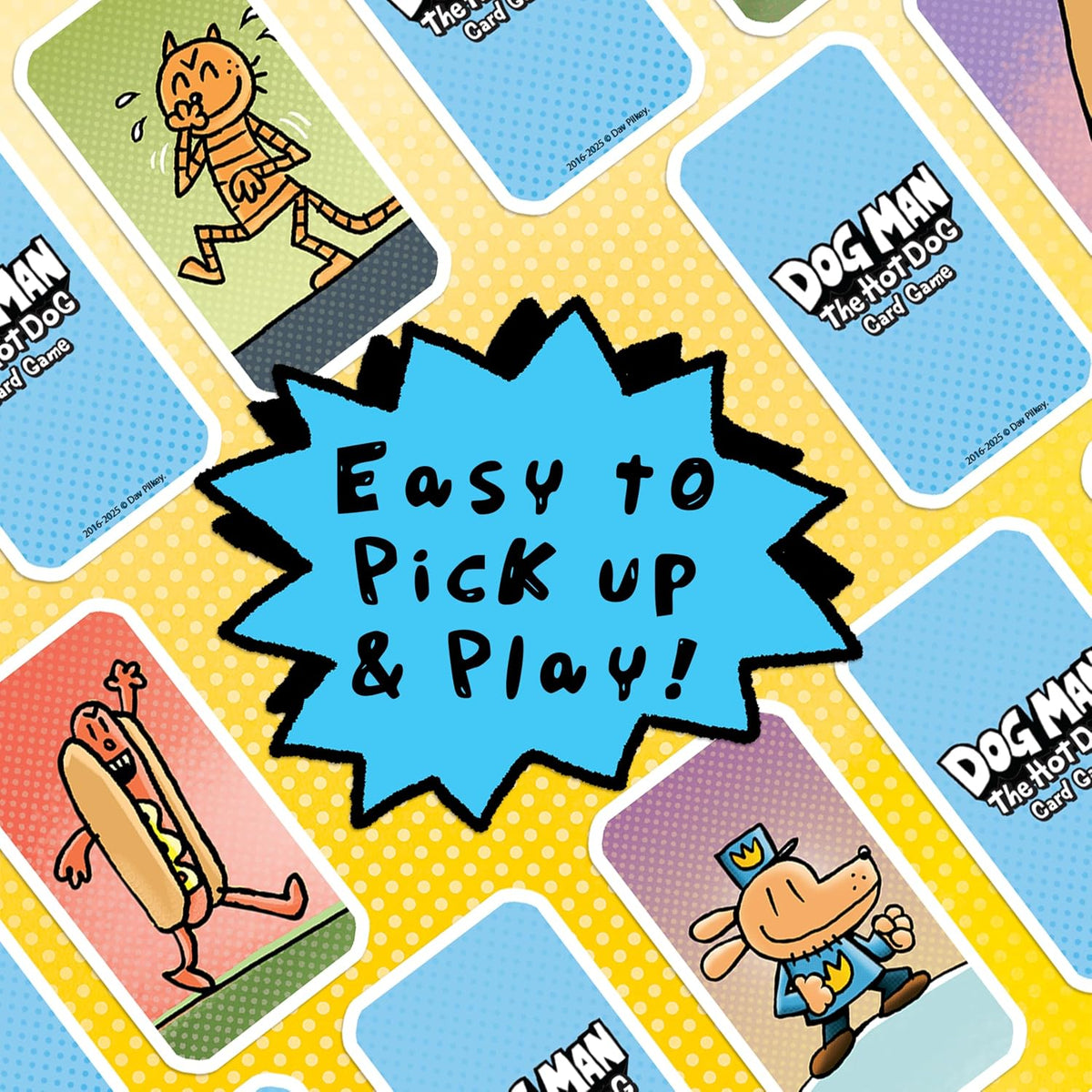Dog Man detective card game - dog man detective dog parent-child casual party board game