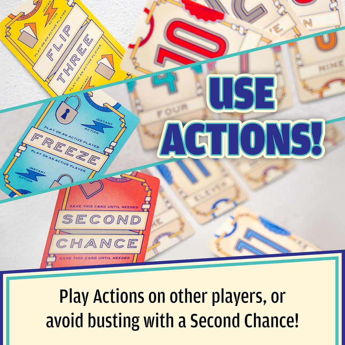 Flip 7, The Ultimate Blend of Press Your Luck and Strategy, Fast-Paced Addictive Card Game