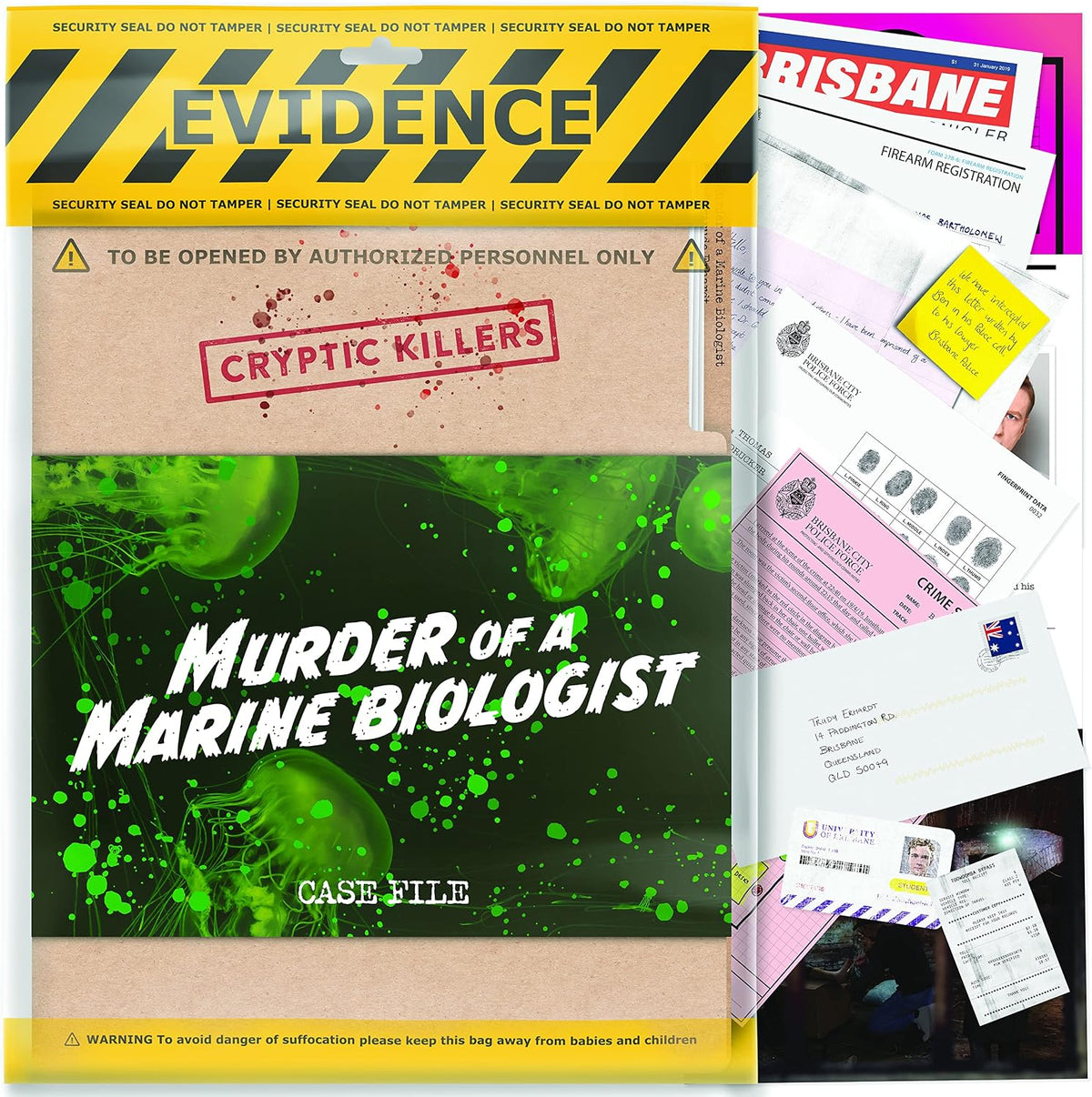 University Games Murder Mystery Party Case Files: Underwood Cellars Unsolved Detective Game Ages 14+
