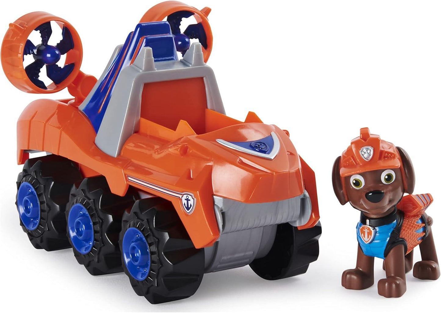 PAW Patrol, Dino Rescue Marshall’s / Chase's Deluxe Rev Up Vehicle with Mystery Dinosaur Figure