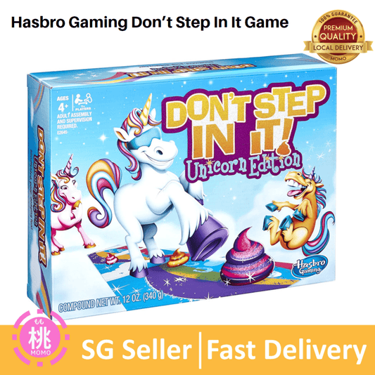 Hasbro Gaming Don’t Step In It Game, Unicorn Edition - Momo Gadgets