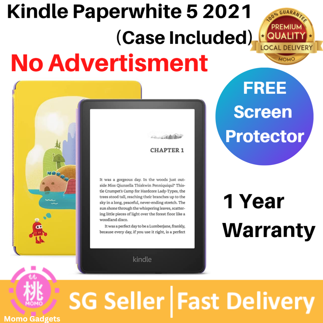 All new Kindle Paperwhite 5th Edition 11th Gen No advertisement – 6.8" display and adjustable warm light