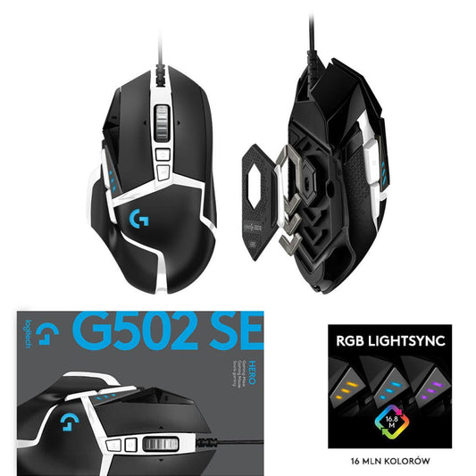 G502 SE Hero RGB Gaming Mouse High Performance 11 Programmable Buttons - Momo Gadgets