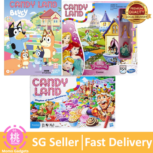 Hasbro Gaming Candyland Kingdom / Princess / Unicorn/ Bluey Edition Option Board Game For Kids Ages 3 & Up