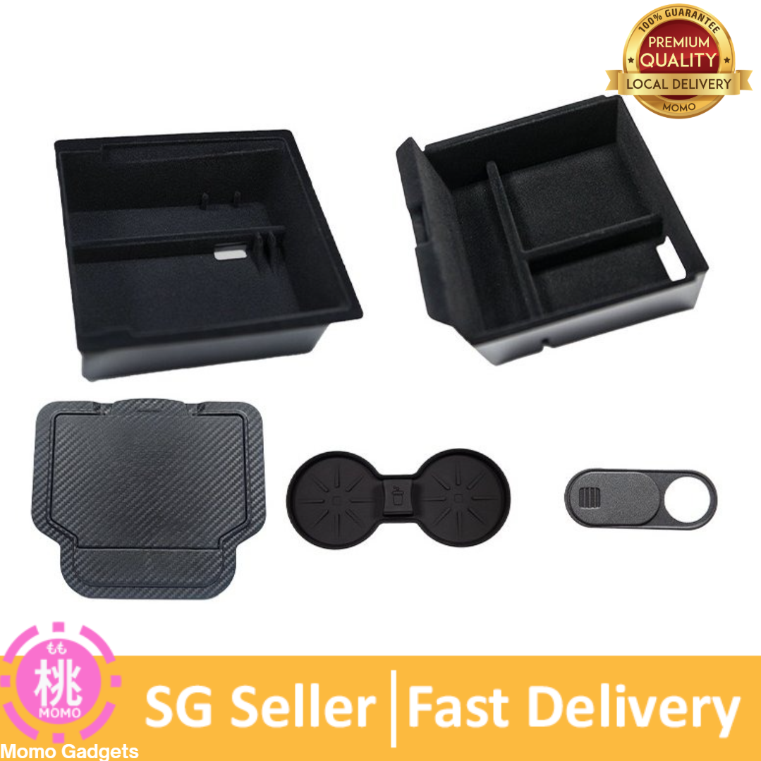 5 Pc Center Console Organizer Tray for 2025-2026 Tesla Model Y Juniper Accessories