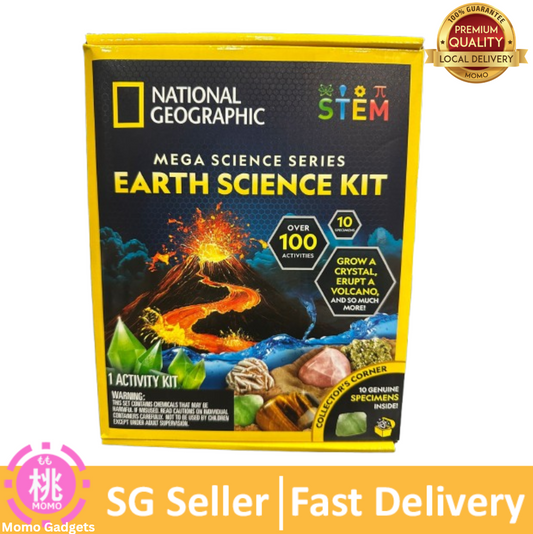 NATIONAL GEOGRAPHIC Earth Science Kit - 2 Dig Kits & 10 Genuine Specimens