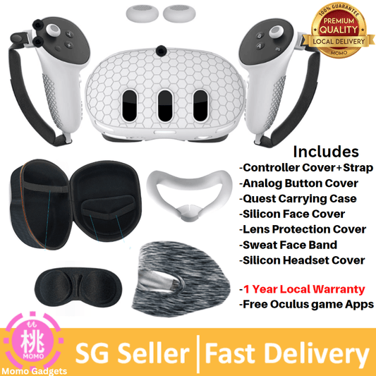 Meta Quest 3 128GB / 512GB— Bundle Set - Momo Gadgets