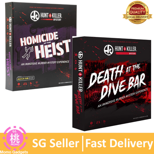 Hunt A Killer Death at The Dive Bar / Homicide at The Heist , Immersive Murder Mystery Game -Take on the Unsolved Case as an Independent Challenge