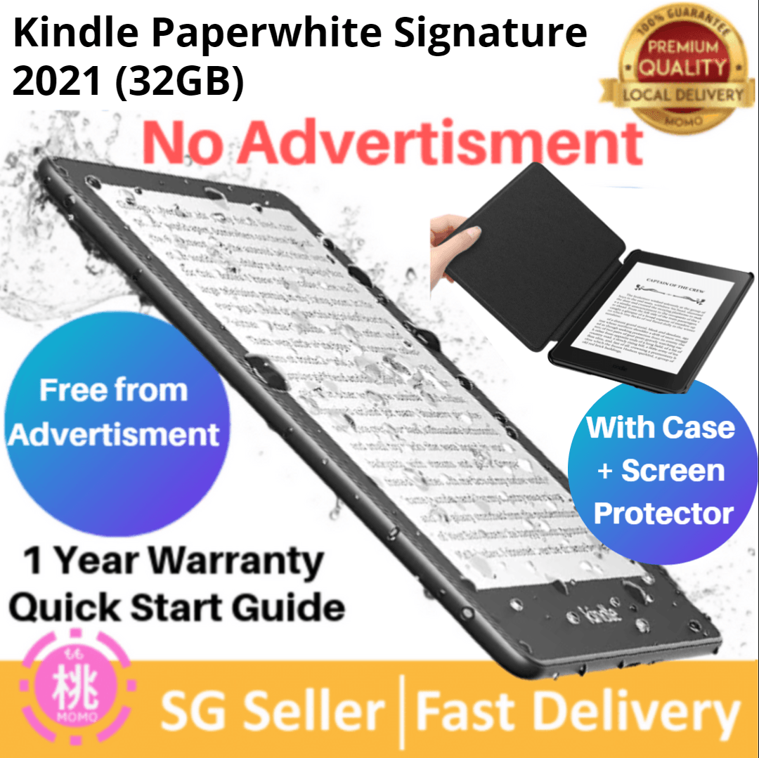 Kindle Paperwhite Signature Edition (32 GB) NOADS–With a 6.8" display, wireless charging, and auto-adjusting front light - Momo Gadgets