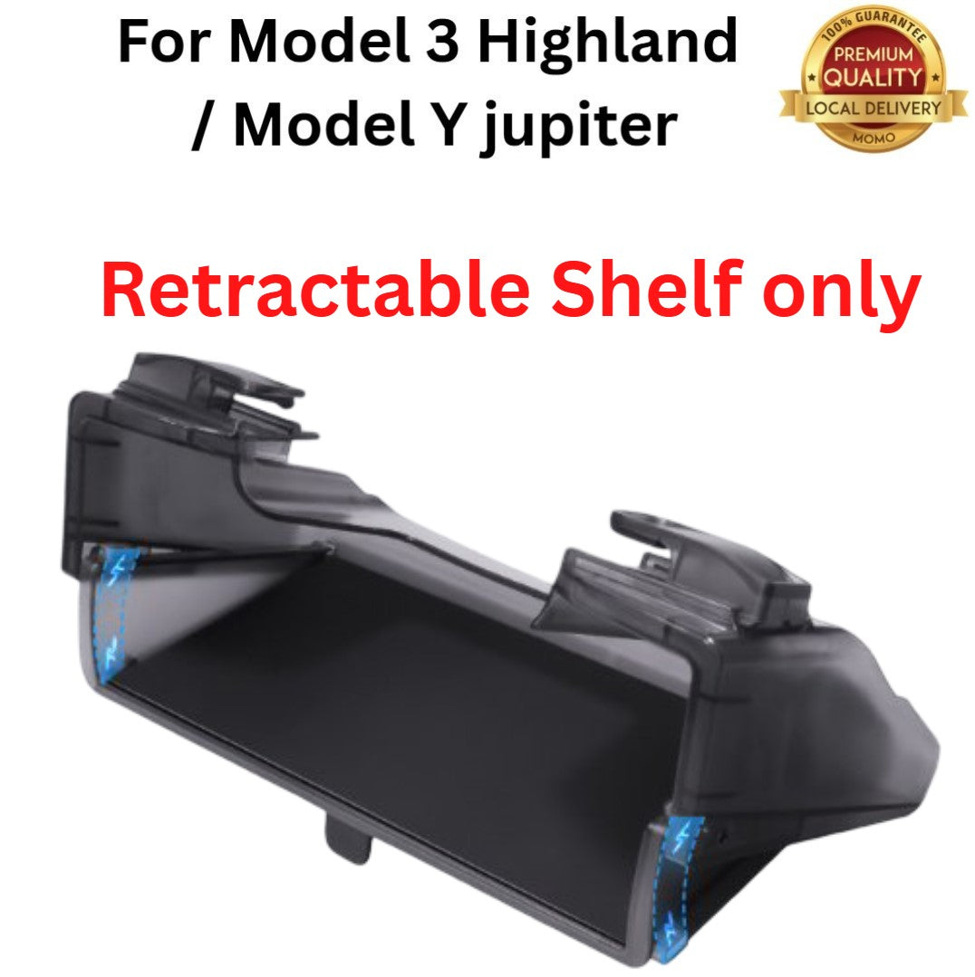 Upgraded for Tesla Model Y Juniper Under Screen Storage Organizer 2025-2026 Center Console Organizer Tray