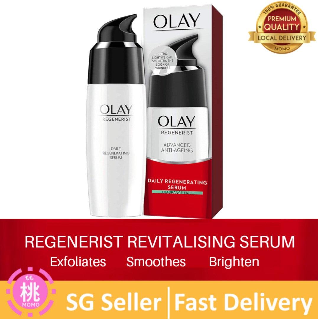 Olay Regenerist Anti Ageing Daily Regenerating Serum, Ultra-Lighweight, Smooths The Look of Wrinkles, Fragrance Free 50 ml