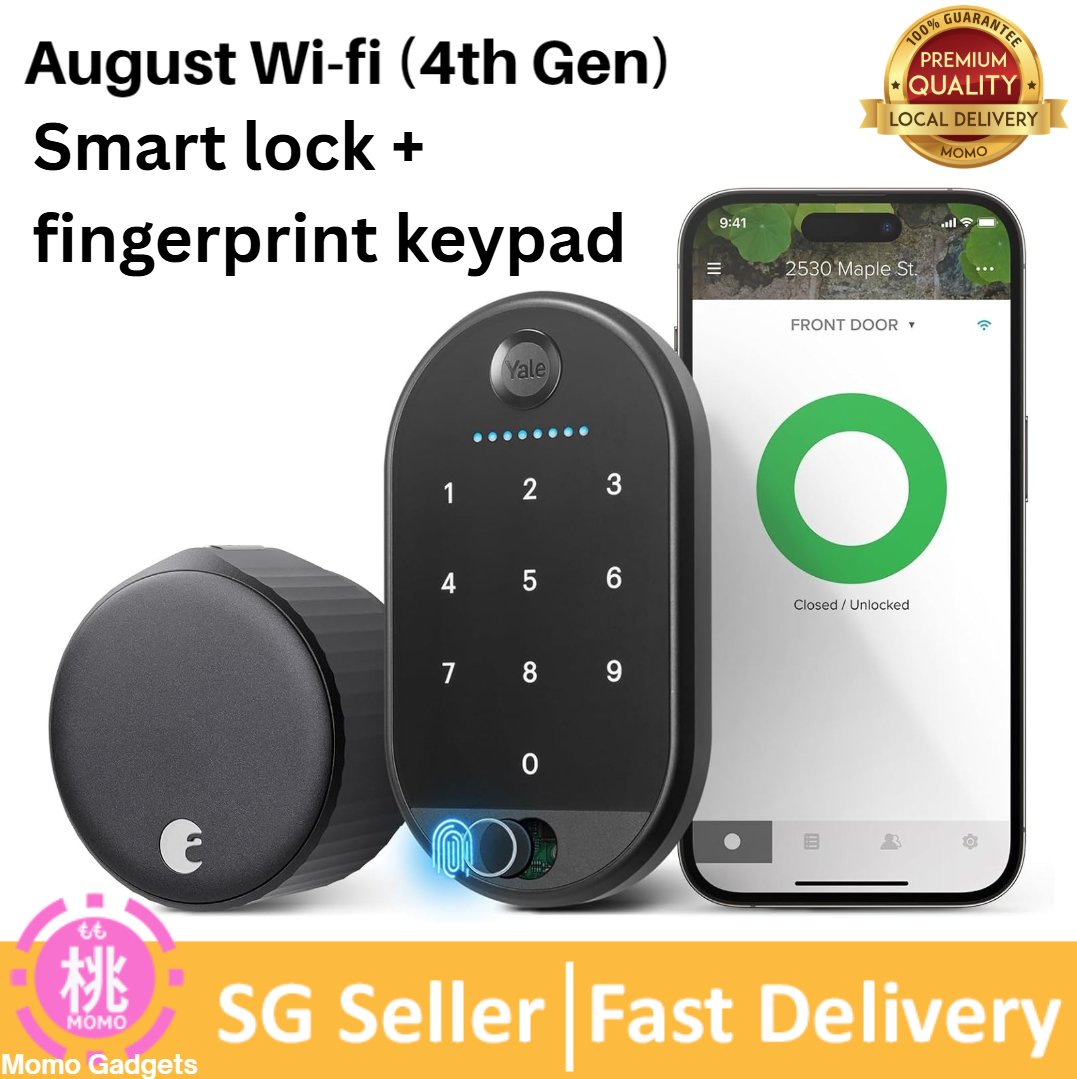 August Smart Lock (4th Generation) Wifi Smart Lock or August Keypad
