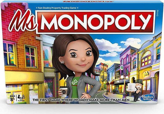 Monopoly Ms.Monopoly Board Game for Ages 8 & Up Miss monopoly - Momo Gadgets