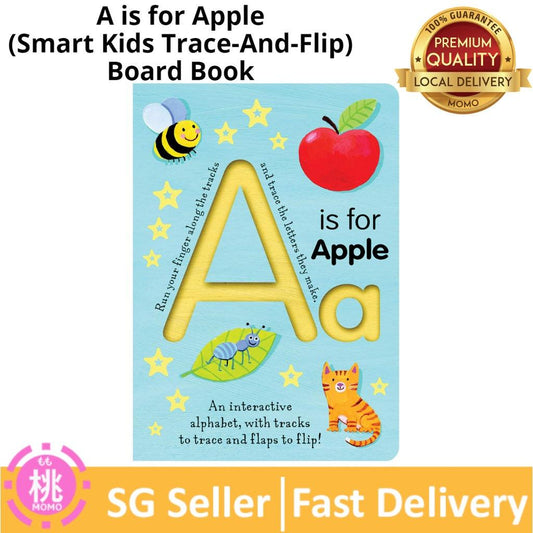 A is for Apple ( Smart Kids Trace-And-Flip ) - Momo Gadgets