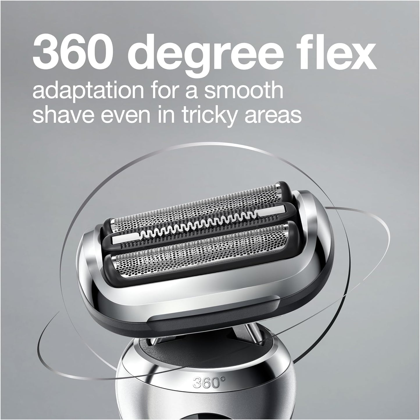 Braun Electric Razor for Men, Series 7 360 Flex Head Foil Shaver with Precision Beard Trimmer, Rechargeable, Wet & Dry and Travel Case