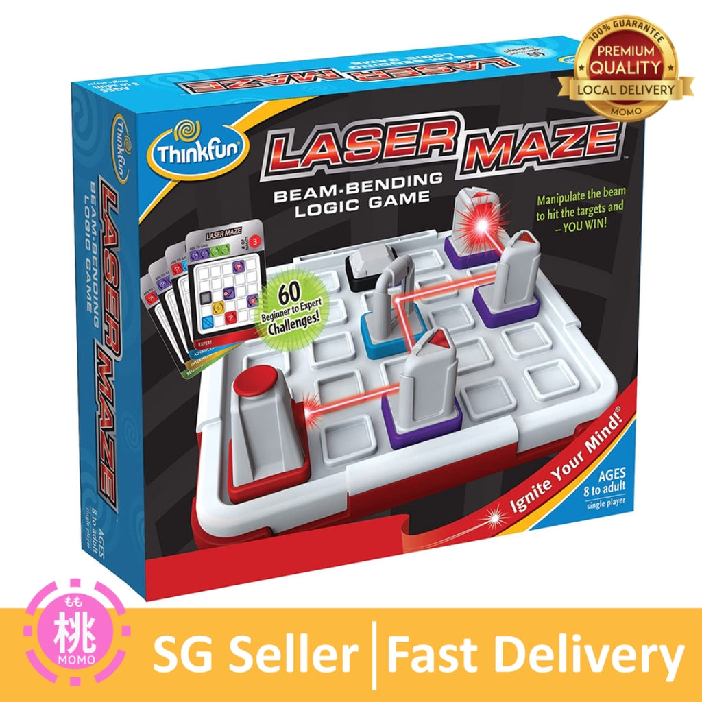 ThinkFun Laser Maze (Class 1) Brain Game and STEM Toy for Boys and Girls Age 8 and Up