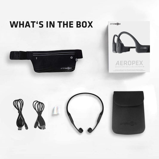 AfterShokz Aeropex - Open-Ear Bluetooth Bone Conduction Sport Headphones - Momo Gadgets