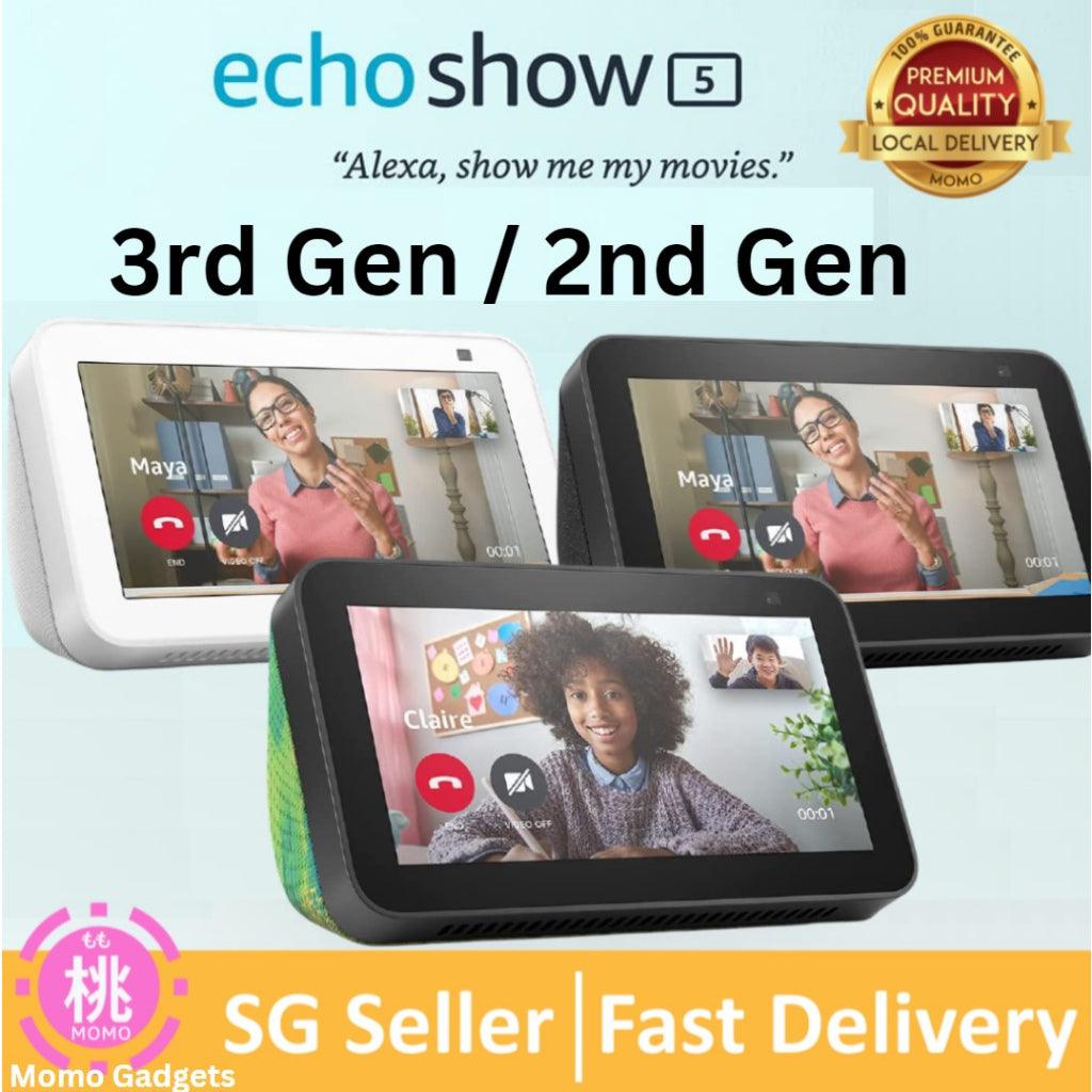 All new Amazon Echo Show 5 3rd Gen / 2nd Gen Smart display with Alexa and 2 MP camera - Momo Gadgets