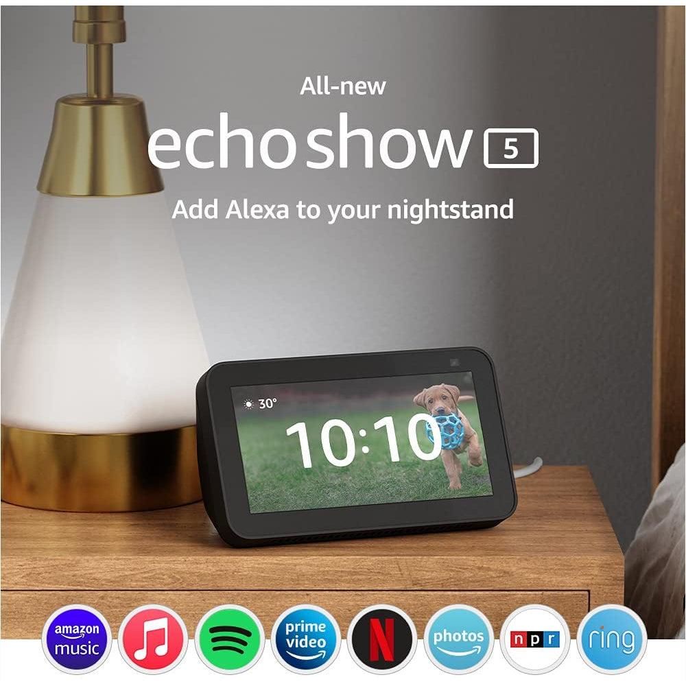 All new Amazon Echo Show 5 3rd Gen / 2nd Gen Smart display with Alexa and 2 MP camera - Momo Gadgets