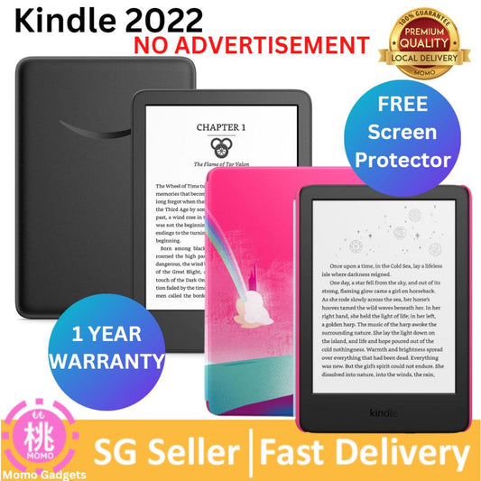 All-new Kindle Kids / Kindle 2022 No Advertisement, 16GB - Momo Gadgets