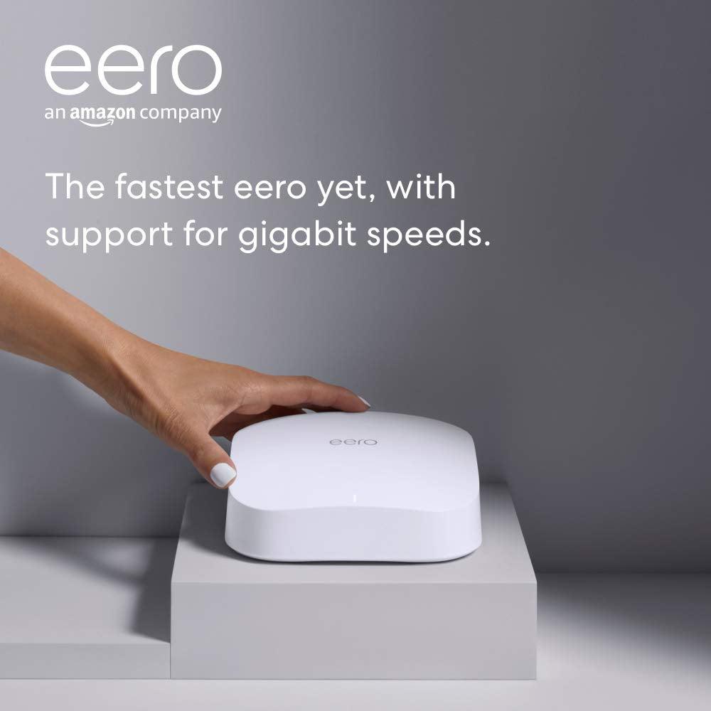 Amazon eero Pro 6E / eero Pro 6 tri-band mesh Wi-Fi 6 router with built-in Zigbee smart home hub - Momo Gadgets