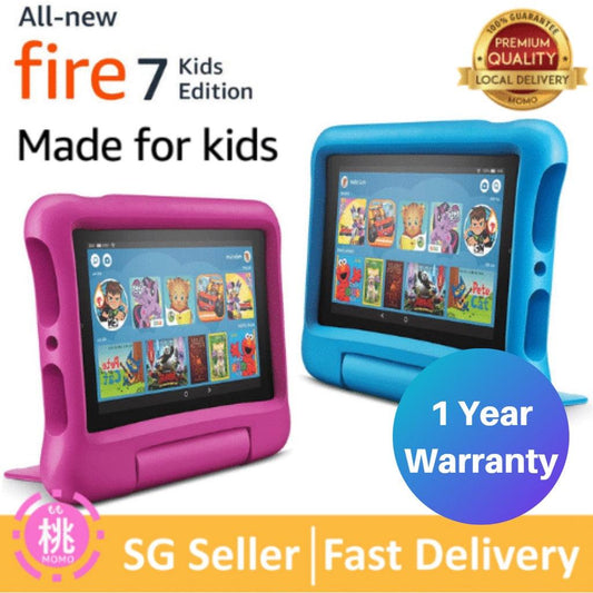 Amazon Fire 7 / 7 Pro Kids Edition Tablet, 7" Display, 16GB / 32GB (2022 release) - Momo Gadgets