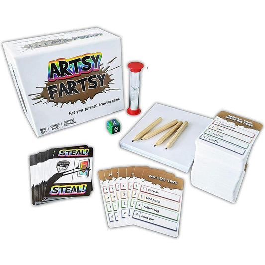 Artsy Fartsy: Drawing Game for Kids and Families, Super Fun Hilarious for Family Party Game Night - Momo Gadgets