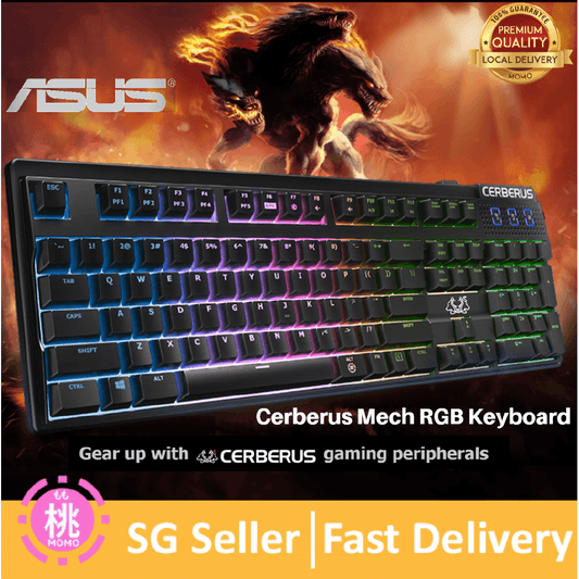 ASUS CERBERUS MECH RGB MECHANICAL GAMING KEYBOARD - Momo Gadgets