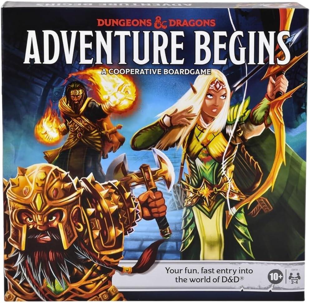 Dungeons & Dragons Adventure Begins,Cooperative Fantasy Board Game,Fast Entry to The World of D&D,Family Game