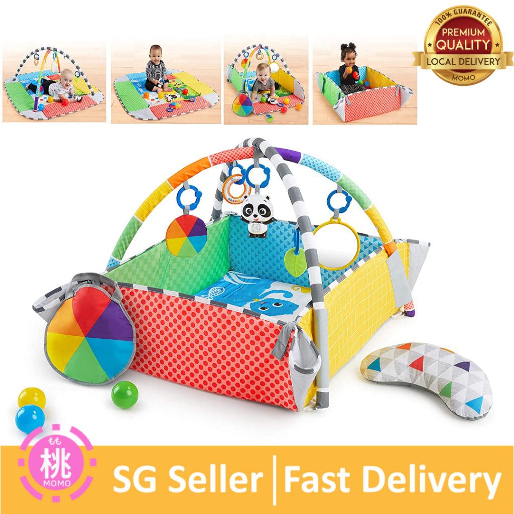 Baby Einstein 5 in 1 Playspace Activity Play Mat & Ball Pit Gym with Music Age Newborn+ - Momo Gadgets