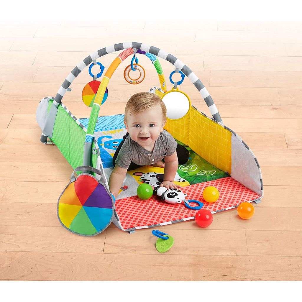 Baby Einstein 5 in 1 Playspace Activity Play Mat & Ball Pit Gym with Music Age Newborn+ - Momo Gadgets