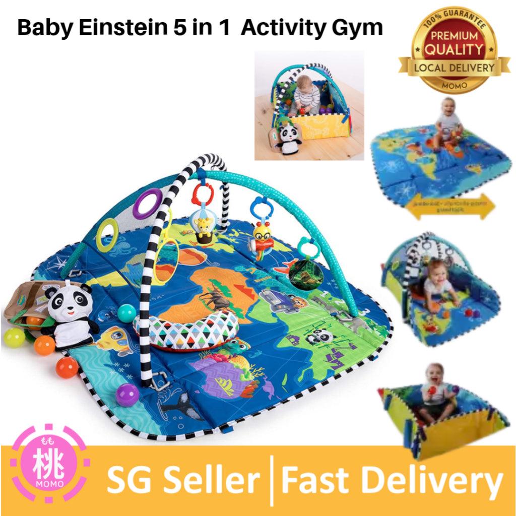 Baby Einstein 5 in 1 Playspace Activity Play Mat & Ball Pit Gym with Music Age Newborn+ - Momo Gadgets