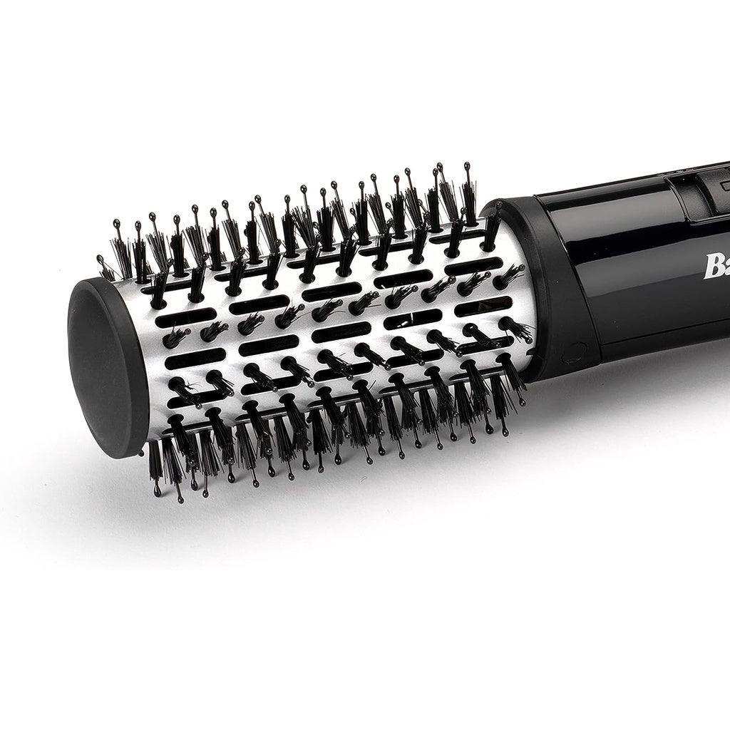 BaByliss Flawless Volume Hot Air Brush, Ionic, Dry and Style, 38mm Titanium-ceramic barrel hair styling - Momo Gadgets