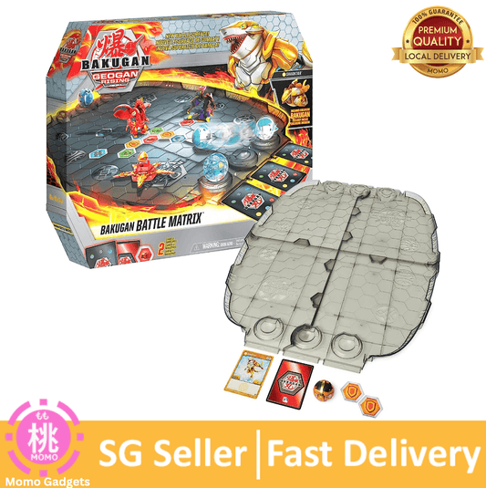 Bakugan Battle Matrix, Deluxe Game Board with Exclusive Gold Sharktar, Kids Toys for Boys Aged 6 and up - Momo Gadgets